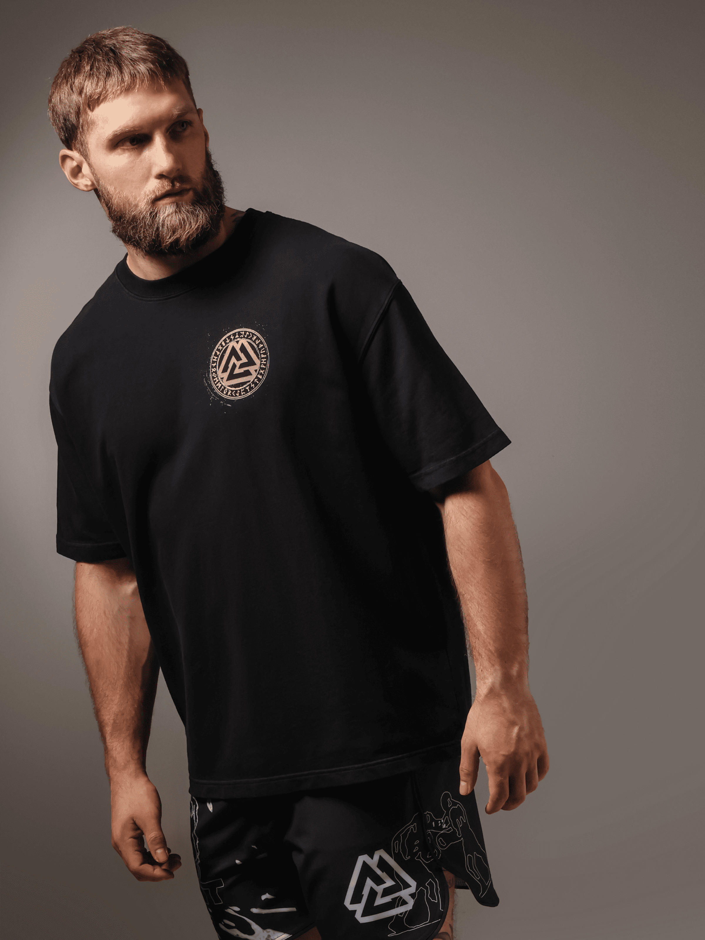 Oversized Imprint T-shirt Roast Black, Photo № 3